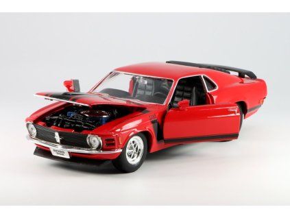 Ford Mustang Boss 302 1970 1:24 - Welly  Ford Mustang - kovový model