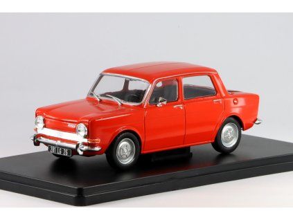 Simca 1000 1969 1:24 - Hachette časopis modelem  Simca 1000 - kovový model