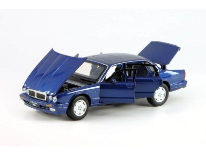Jaguar XJ6 modrá 1:32 - Tayumo  Jaguar - kovový model