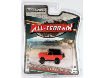 Ford Bronco 1969 1:64 - GreenLight  Ford Bronco - kovový model