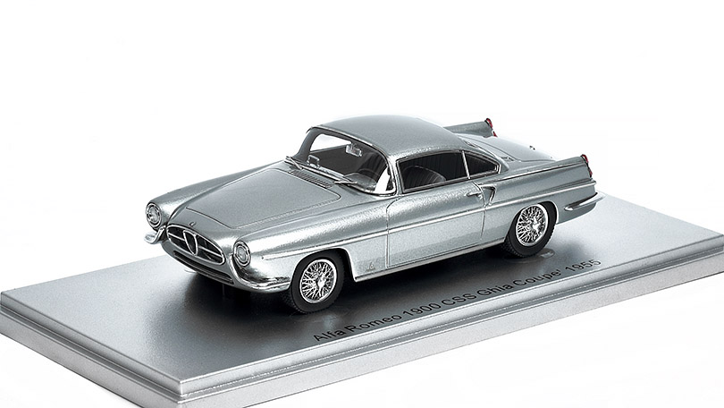 Miniature Klaxon 1/43 - Alfa Romeo 1900 C SS Coupe Ghia 1960 - Résine