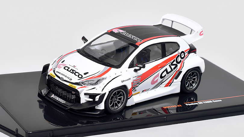 1/43 IXO TOYOTA Pandem GR Yaris Rocket Bunny Racing White MOC327.22