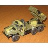 URAL 375  BM-21  GRAD Vojenské náklaďák  URAL 375 BM-21  GRAD Vojenské  - kovový model auta