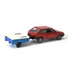 LADA VAZ 2108 + přívěs SKIF 1:43 Agat časopis s modelem  LADA VAZ 2108 + přívěs SKIF - kovový model auta