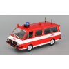 RAF-22034 Hasičské auto 1:43 - AUTO ve službě časopis s modelem #12  RAF 22034 - kovový model hasičského auta