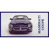 Maserati coupe 1:43 - Superauta DeAgostini časopis s modelem #5  Maserati coupe - kovový model auta z časopisu Superkary - Superauta