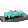 Škoda Felicia Roadster 1963 tyrkysová 1:43 - Abrex  Škoda Felicia Roadster 1963 1:43 - Tyrkysová - kovový model auta