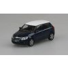 Škoda Fabia 2 tm. modrá/bílá 1:43 - Abrex  Škoda Fabia II 2006 Modrá Storm Metalíza - kovový model auta