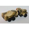 KrAZ-255 cisterna kamuflaž 1:43 časopis s modelem  KrAZ 255 cisterna - nákladní auto - kovový model auta