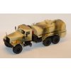 KrAZ-255 cisterna kamuflaž 1:43 časopis s modelem  KrAZ 255 cisterna - nákladní auto - kovový model auta