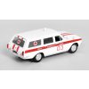 GAZ-24-03 Volga Sanitka 1:43 - Auto ve službě časopis s modelem #15  GAZ 2403 Volha - kovový model auta