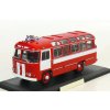PAZ-672 hasiči 1:43 - ClassicBus - hasičské auto  PAZ 672 hasičský - autobus - kovový model auta
