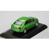 Škoda Rapid Rallye Green Metallic 1:43 - Abrex  Škoda Rapid - Rallye Green Metallic - kovový model autíčka