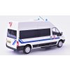 Ford Transit CRS 1:43 - Policejní auta světa časopis s modelem #41  Ford Transit Francie - kovový model auta