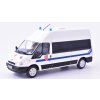 Ford Transit CRS 1:43 - Policejní auta světa časopis s modelem #41  Ford Transit Francie - kovový model auta