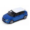 Škoda Fabia III modrá/bílá 1:43  Škoda New Fabia 3 - kovový model