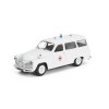 Warszawa 202A sanitka 1959 1:43 Kultovní auta PRL-u časopis s modelem  Varšawa  Warszawa 202 A ambulance combi 1959 - kovový model auta