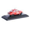 SAAB 96 E.Carlsson/G.Palm - 1963 časopis s modelem  SAAB 96 E.Carlsson/G.Palm - 1963 - kovový model auta 1:43