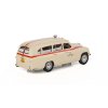 Škoda 1201 Sanitka Záchranka 1956 1:43 - Abrex  Škoda 1201 1956 ZS UNV hl. m. Prahy 51 Sanitka - kovový model auta