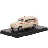 Škoda 1201 Sanitka Záchranka 1956 1:43 - Abrex  Škoda 1201 1956 ZS UNV hl. m. Prahy 51 Sanitka - kovový model auta