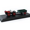 TZ-4K-14 1970 1:43 - Hachette Traktory časopis s modelem #86  Traktor TZ 4K 14 Československo - kovový model traktoru