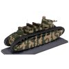 Char FCM 2C 1:43 Tanky. Legendy tuzemské vojenské techniky časopis s modelem #17  Char FCM 2C 1939 - kovový model tanku