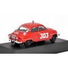 Saab 96 #303 Rallye Monte-Carlo 1962 1:43 - Atlas časopis s modelem  Saab 96 1962 N.303 Rally Monte Carlo E. Carlsson / G. Haggom - kovový model auta 1/43