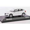 Škoda SCALA bílá Moon 1:43  Škoda Skala - kovový model