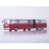 IKARUS 280.33 červený 1:43 - Sovetskij avtobus - časopis AutoModels s modelem  IKARUS-280 - kovový model autobusu