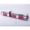 IKARUS 280.33 červený 1:43 - Sovetskij avtobus - časopis AutoModels s modelem  IKARUS-280 - kovový model autobusu