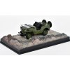 Jeep Willys M606 1942 James Bond 1:43 časopis AutoModels s modelem  Jeep Willys M606 - kovový model auta