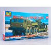 MAZ-537 s návěsem ČMZAP-5247G 1:43 - AVD  MAZ 537 vojenský tahač s návěsem ČMZAP 5247G - stavebnice AVD
