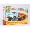 ZIL-133 GJA  ZSA-7 secí stroj 1:43 - AVD  ZSA-7 ZIL 133 GYA - stavebnice AVD