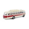 Škoda 706 RTO Lux bežová / vínová 1:87 - Brekina  Škoda 706 RTO Jelcz 043 - model autobusu