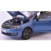 Škoda Rapid Spaceback 2013 Modrá Metalíza 1:18 - Abrex  Škoda Rapid Spaceback 2013 - kovový model auta