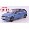 Škoda Rapid Spaceback 2013 Modrá Metalíza 1:18 - Abrex  Škoda Rapid Spaceback 2013 - kovový model auta
