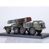 ZIL-135LM 9P140 RSZO 9K57 Uragan 1:43 - SSM  ZIL-135LM 9P140 RSZ? 9K57 Uragan - kovový model auta