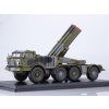 ZIL-135LM 9P140 RSZO 9K57 Uragan 1:43 - SSM  ZIL-135LM 9P140 RSZ? 9K57 Uragan - kovový model auta