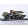 ZIL-135LM 9P140 RSZO 9K57 Uragan 1:43 - SSM  ZIL-135LM 9P140 RSZ? 9K57 Uragan - kovový model auta