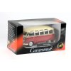 Volkswagen T1 Samba Minibus 1962 červená krémová 1:43 - Cararama  VW T1 Samba - kovový model