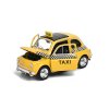 Fiat Nuova 500 Taxi 1:24 - Welly  Fiat Nuova 500 taxi - kovový model auta 1/24