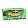 Fiat Nuova 500 Taxi 1:24 - Welly  Fiat Nuova 500 taxi - kovový model auta 1/24