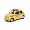 Fiat Nuova 500 Taxi 1:24 - Welly  Fiat Nuova 500 taxi - kovový model auta 1/24
