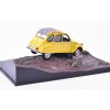 Citroen 2CV model s figurkami James Bond 007 1:43 časopis s modelem  Citroen 2CV - kovový model auta