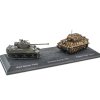 Sada Tanků: Bitva o Normandii M4A4 Sherman - VI Tiger 1:72 časopis se sadou  Set of tanks: The Battle of Normandy France 1944 M4 A4 Sherman Firefly vs Pz.Kpfw. VI Tiger I Ausf. E - World of tanks