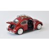 Volkswagen Beetle se střešním nosičem 1:24 - MotorMax  VW Beetle - kovový model