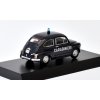 FIAT 600D 1967 1:43 - DeAgostini časopis s modelem  FIAT 600 D CARABINIERI - 1967 - kovový model