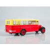 ZIS-8 autobus 1:43 MODIMIO - Naše autobusy časopis s modelem #9  ZIS 8 - kovový model autobusu