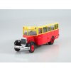 ZIS-8 autobus 1:43 MODIMIO - Naše autobusy časopis s modelem #9  ZIS 8 - kovový model autobusu