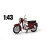 Jawa 354 1:43 ModelStroy časopis AutoModels s modelem  JAWA-354 - kovový model motorky